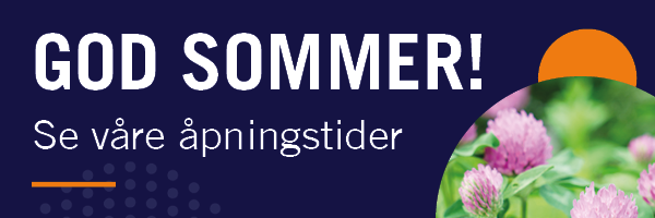 Åpningstider i sommer